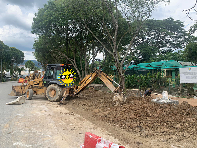 Backhoe 5G footing Digging